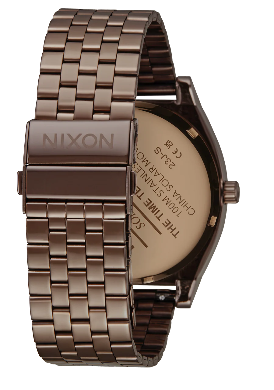 Nixon Time Teller Solar Chocolate / Cappuccino