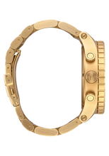 Load image into Gallery viewer, Nixon 51-30 Chrono - Gold / Red Dial
