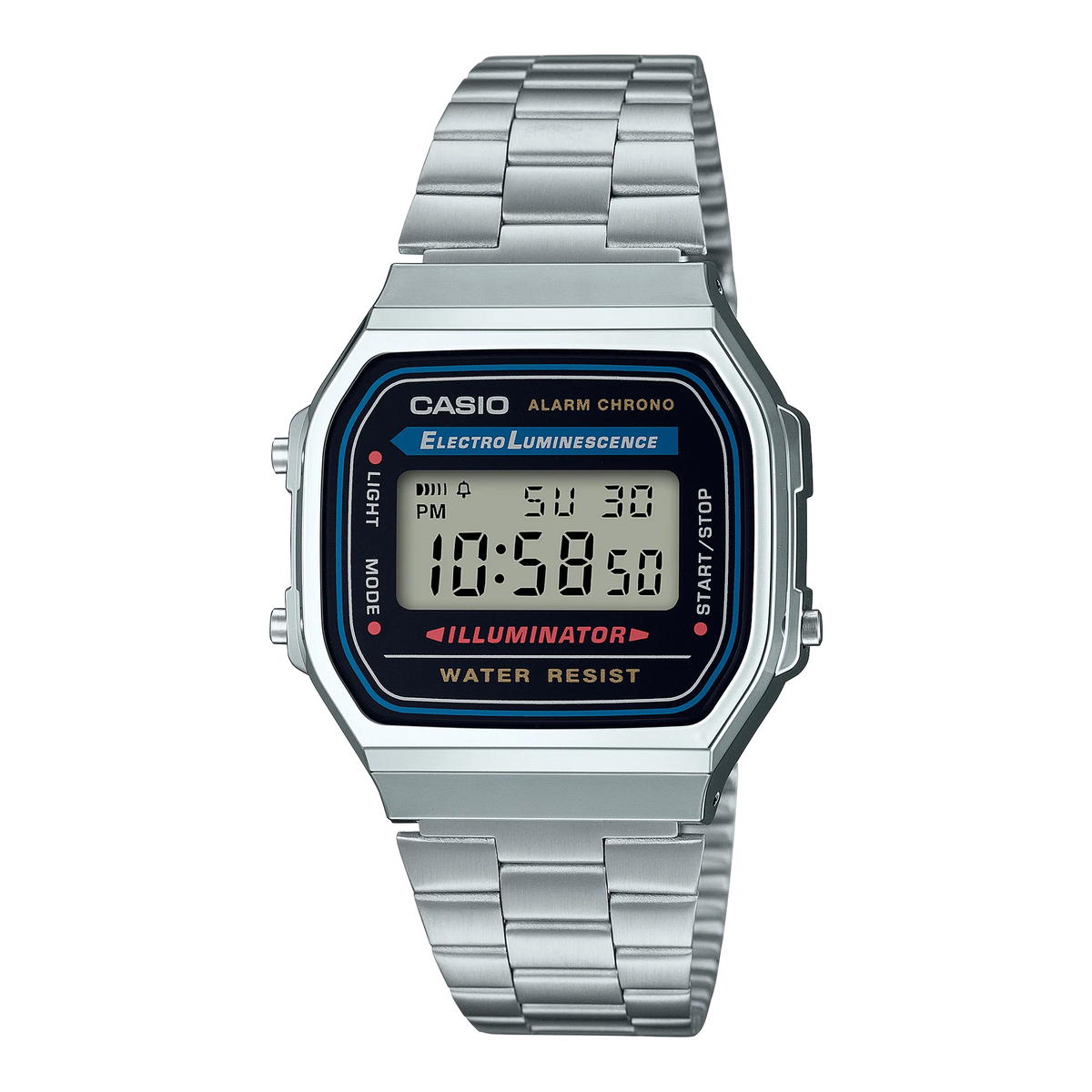 A168WA-1W Casio Vintage Silver Watch