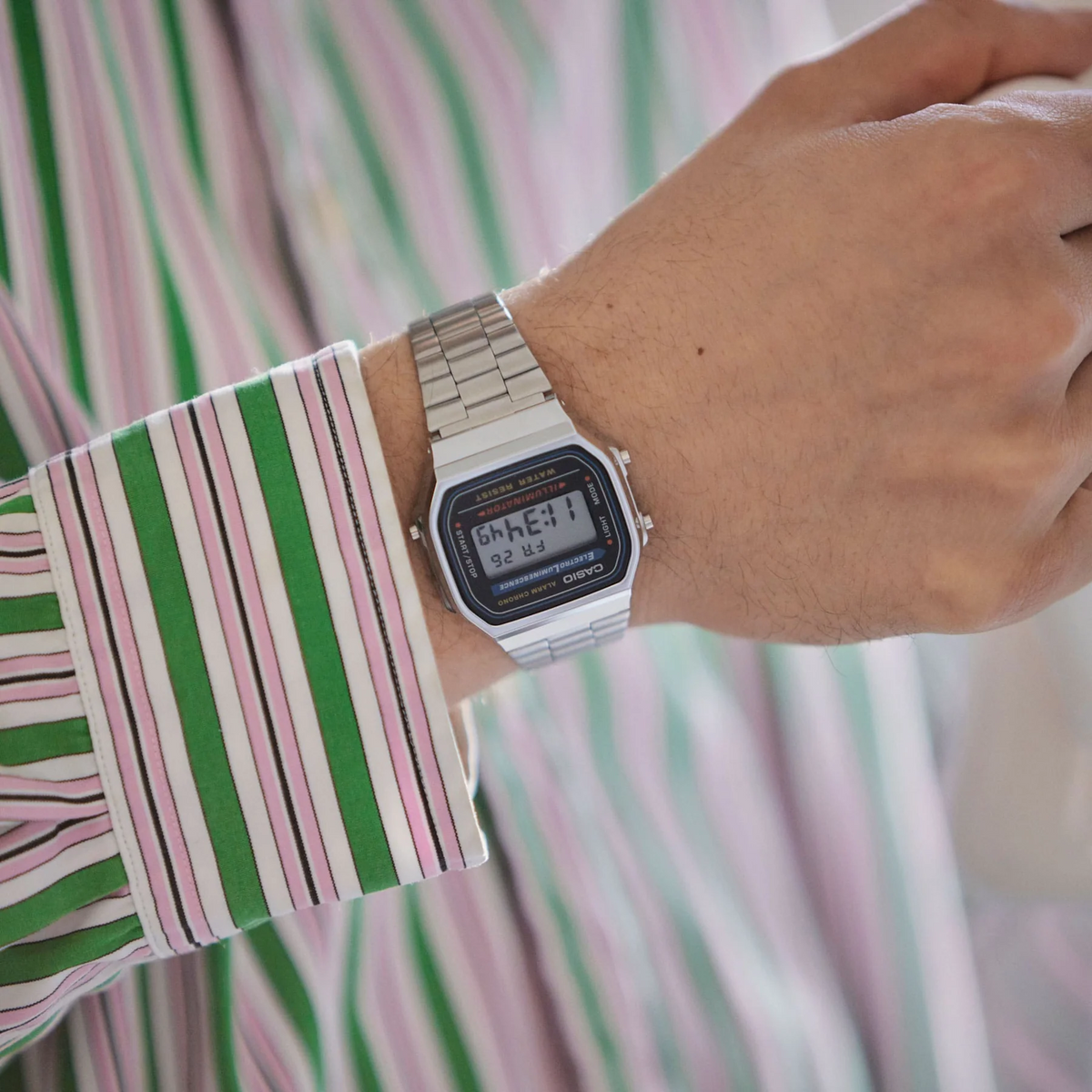 A168WA-1W Casio Vintage Silver Watch
