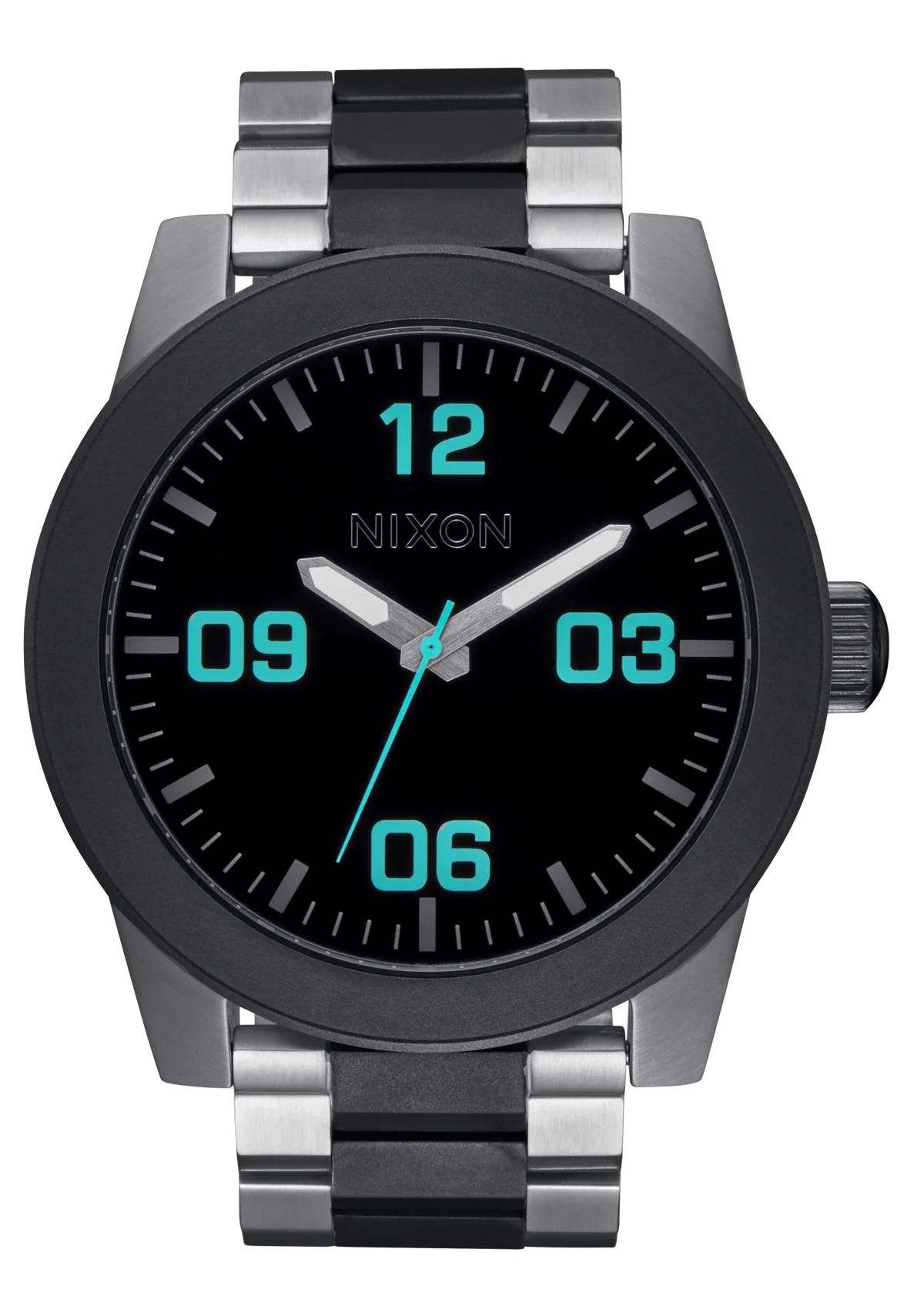 Nixon Corporal SS Silver / Gunmetal