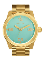 Load image into Gallery viewer, Nixon Corporal SS Gold / Turquoise / Gold New Style
