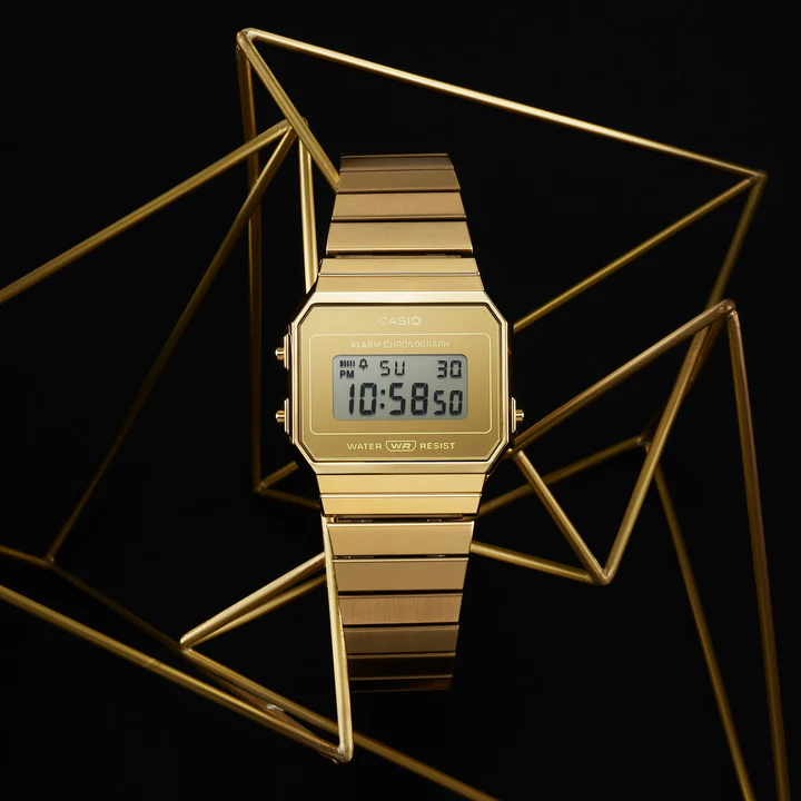 A700WEVG-9A CASIO Vintage Digital Gold Watch