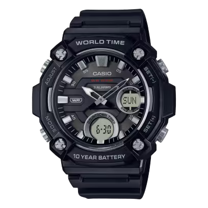AEQ120W-1A Casio 100 Metre 10 Year Battery Watch