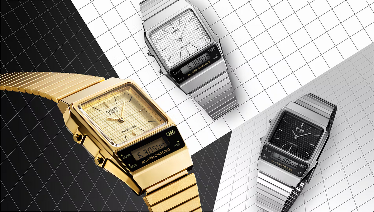 AQ800EG-9A Casio Vintage Series Analog Digital Watch