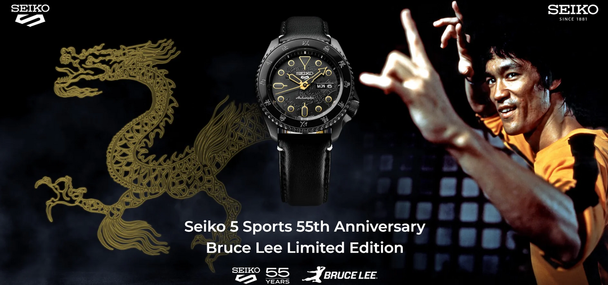Seiko 5 Sports 55th Anniversary Bruce Lee Limited Edition SRPK39