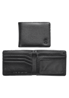 Nixon Cape Vegan Leather Wallet Black