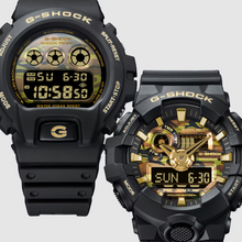 Load image into Gallery viewer, GA-700CF-1A Black/Gold Camo G-Shock
