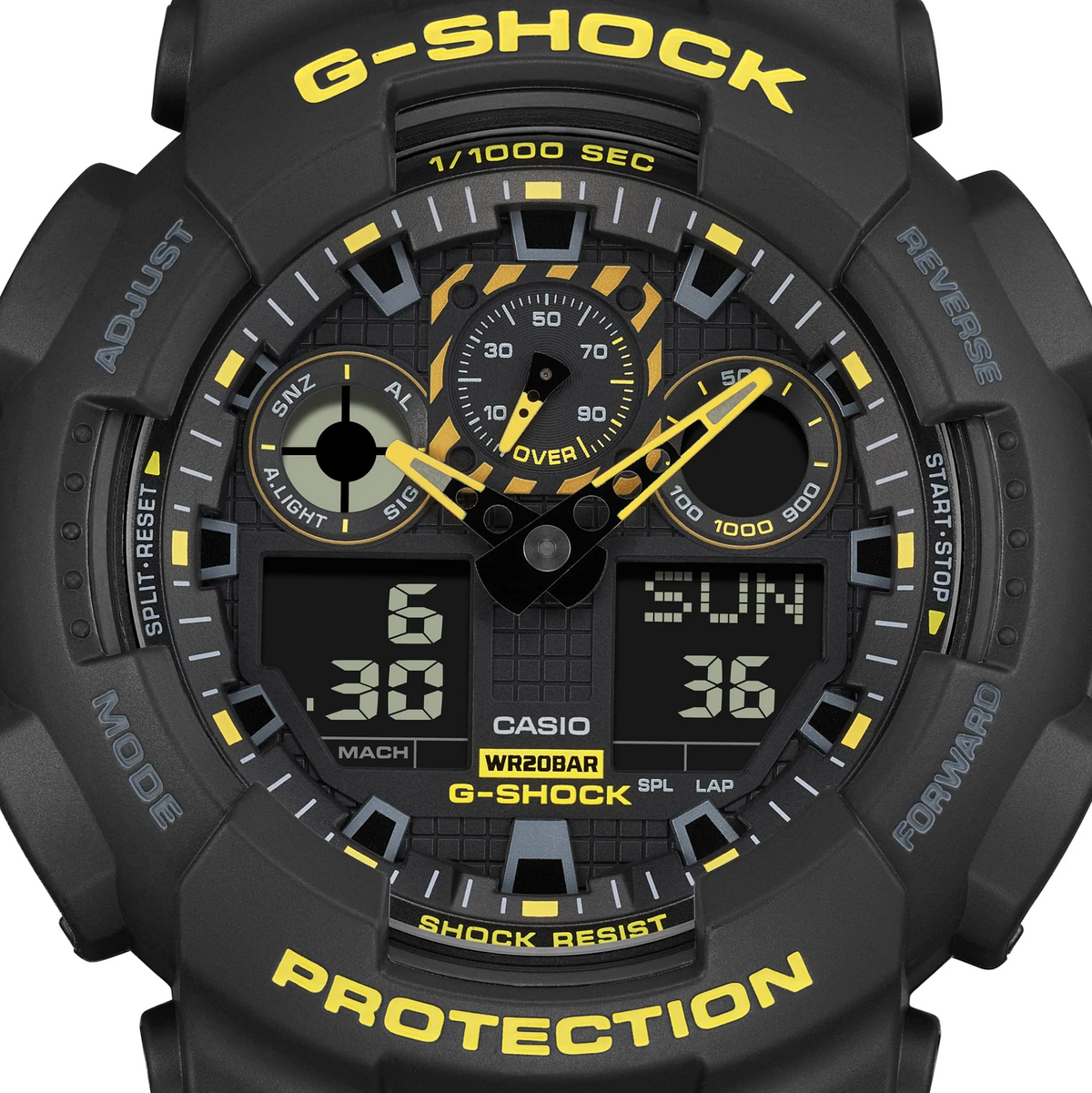 GA100CY-1A G-Shock Analog-Digital GA-100 Series
