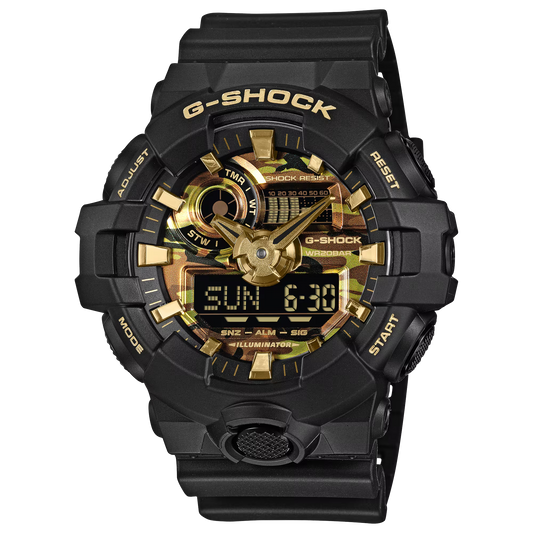 GA-700CF-1A Black/Gold Camo G-Shock