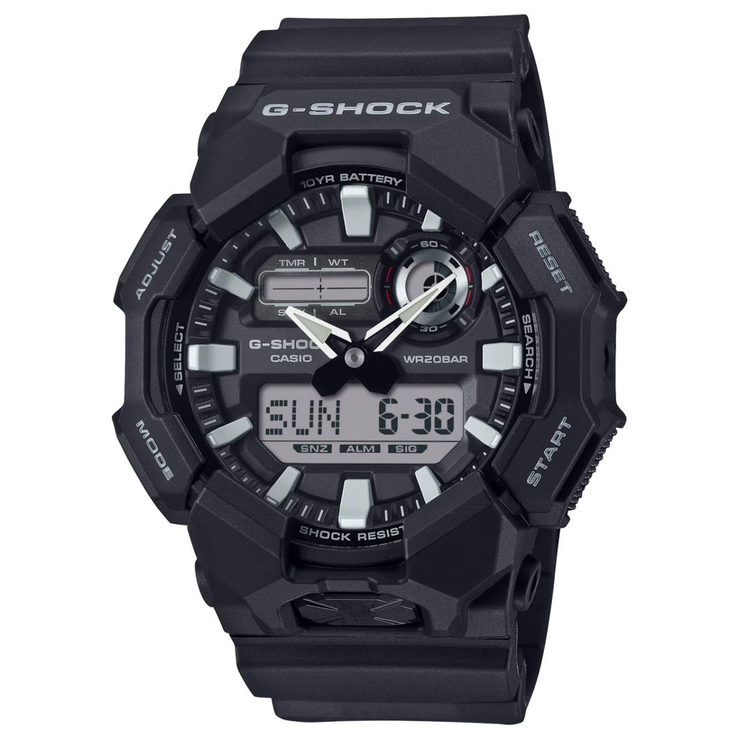 GA010-1A1 Black G-Shock Dual Time Watch