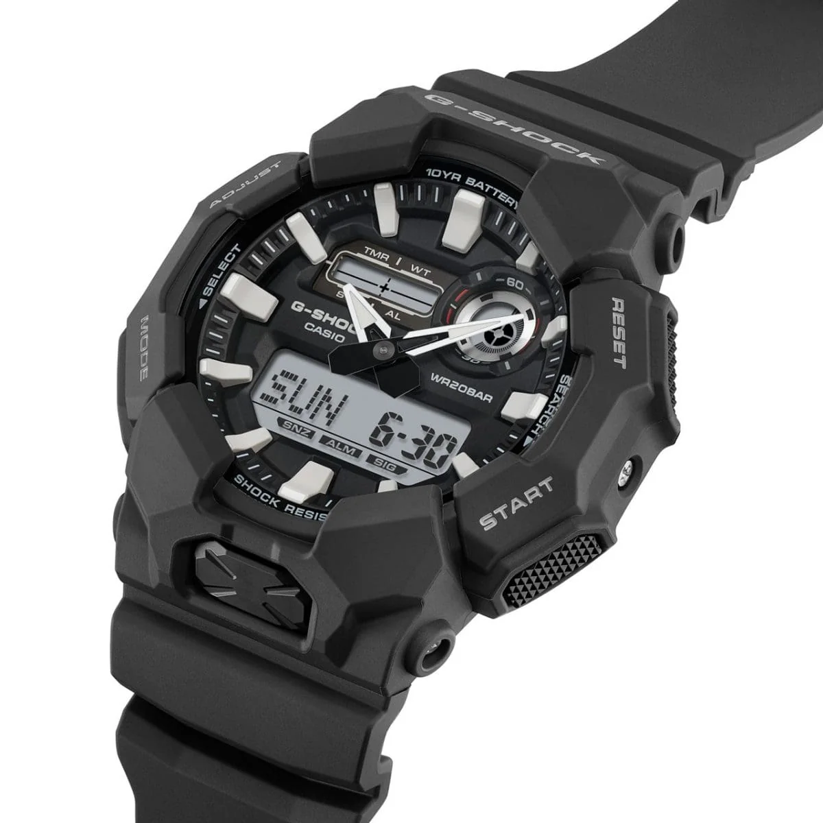 GA010-1A1 Black G-Shock Dual Time Watch