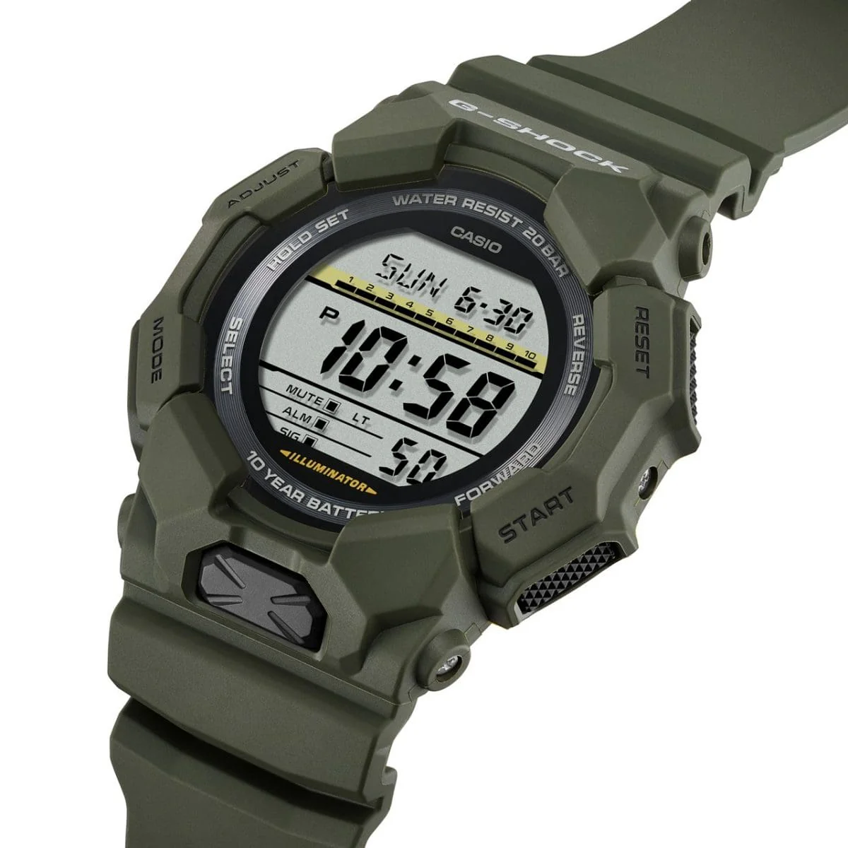 GD010-3D Khaki G-Shock Digital Watch
