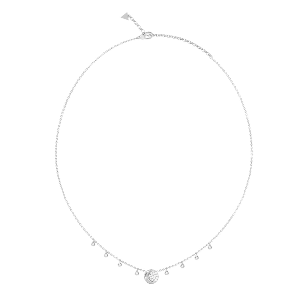 JUBN06238JWRHT/U GUESS 16-18" Aurora Pave Necklace