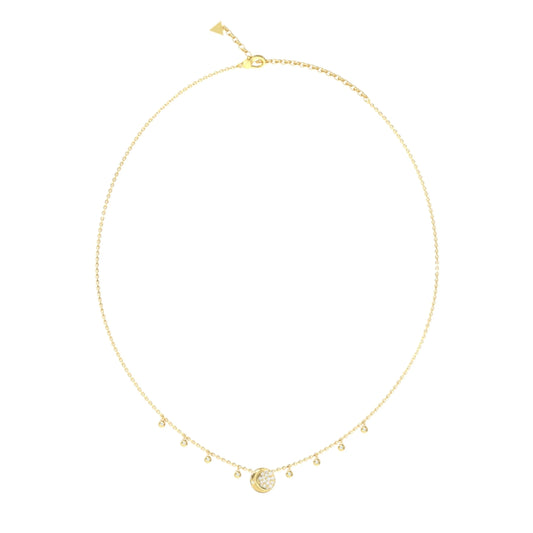 JUBN06238JWYGT/U GUESS 16-18" Aurora Pave Necklace