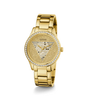 Load image into Gallery viewer, Guess Lady Idol Gold Tone Stainless Steel Bracelet Watch – GW0605L2
