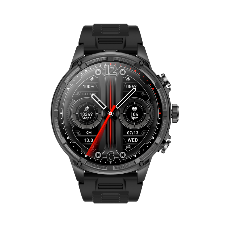 Broadway GV99 Black Outdoor Sport Watch with Flashlight Branded style Smartwatch