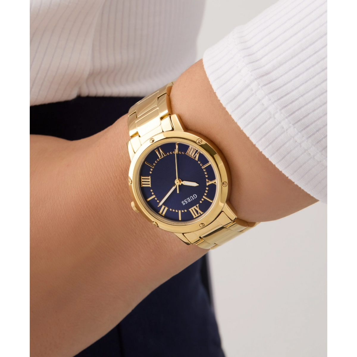 GW0404L4 GUESS Ladies Gold Tone Analogue Watch