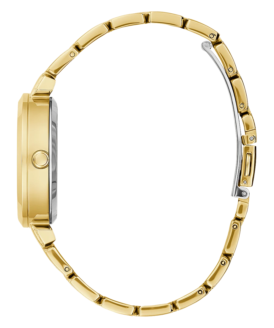 GOLD TONE CASE GOLD TONE STAINLESS STEEL WATCH
