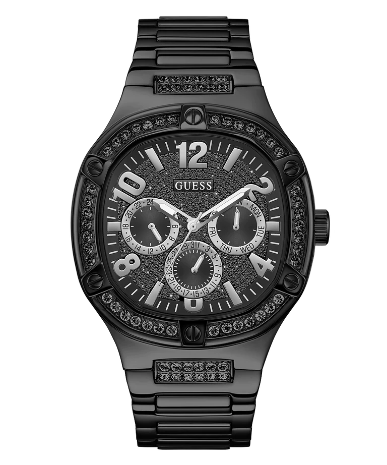 GUESS GW0576G3 Crystalized Case Black Duke Glitz Watch
