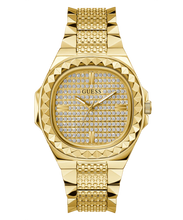 Load image into Gallery viewer, Guess GW0622G1 Gold Rebel Crystal Watch
