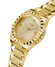 Load image into Gallery viewer, Guess GW0622G1 Gold Rebel Crystal Watch
