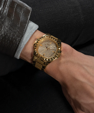 Load image into Gallery viewer, Guess GW0622G1 Gold Rebel Crystal Watch
