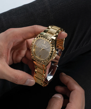 Load image into Gallery viewer, Guess GW0622G1 Gold Rebel Crystal Watch
