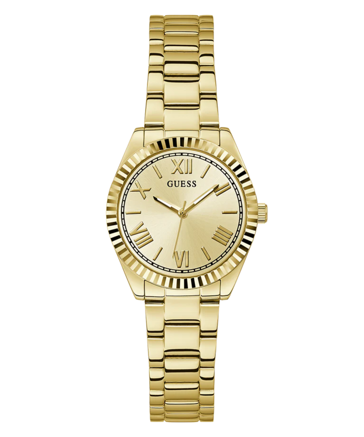 GUESS Ladies Gold Tone Analog Watch