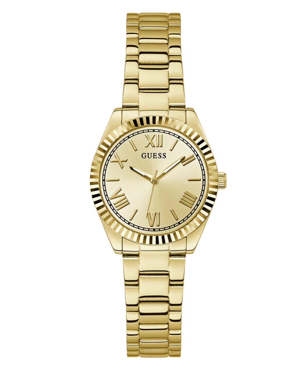 GUESS Ladies Gold Tone Analog Watch