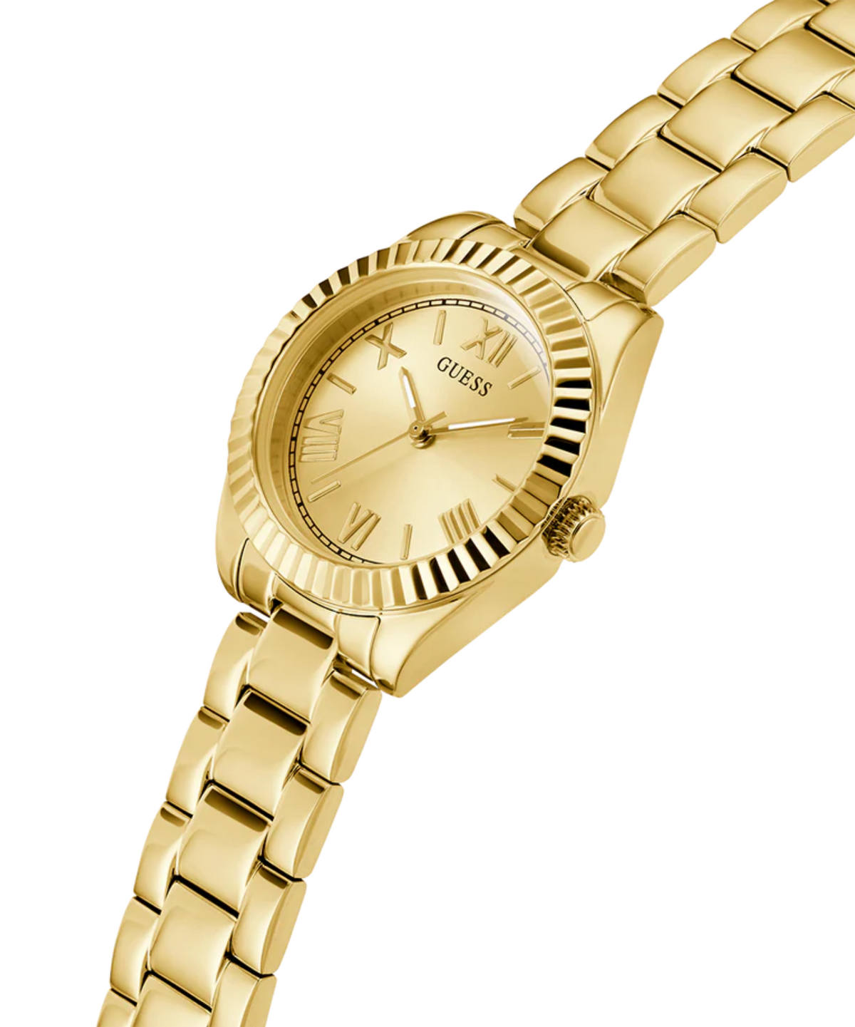 GUESS Ladies Gold Tone Analog Watch