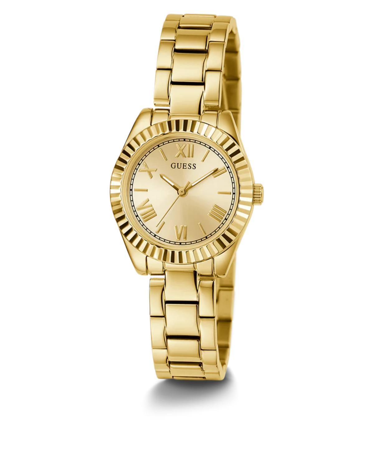 GUESS Ladies Gold Tone Analog Watch