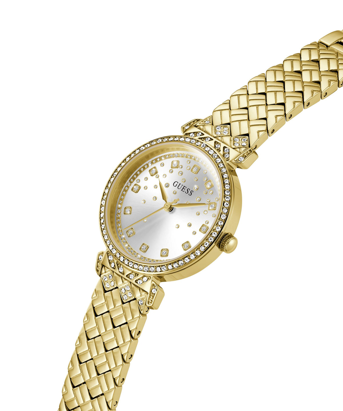 Guess Ladies Enchantment Gold Dial Watch – GW0763L2