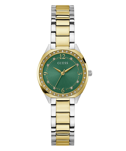 GW0767L4 GUESS Charlotte Green Dial, Gold Tone Watch