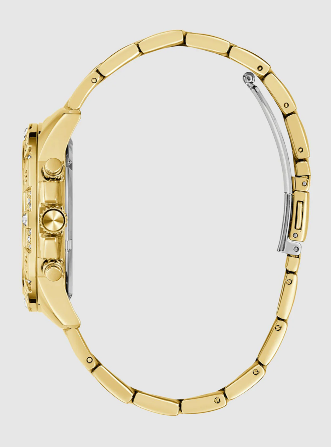 Guess GW0771l2 Gold Tone Majesty Link Watch