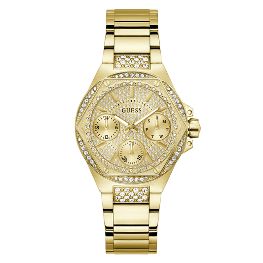 GW0878L2 GUESS Ladies Gold Tone Analogue Watch