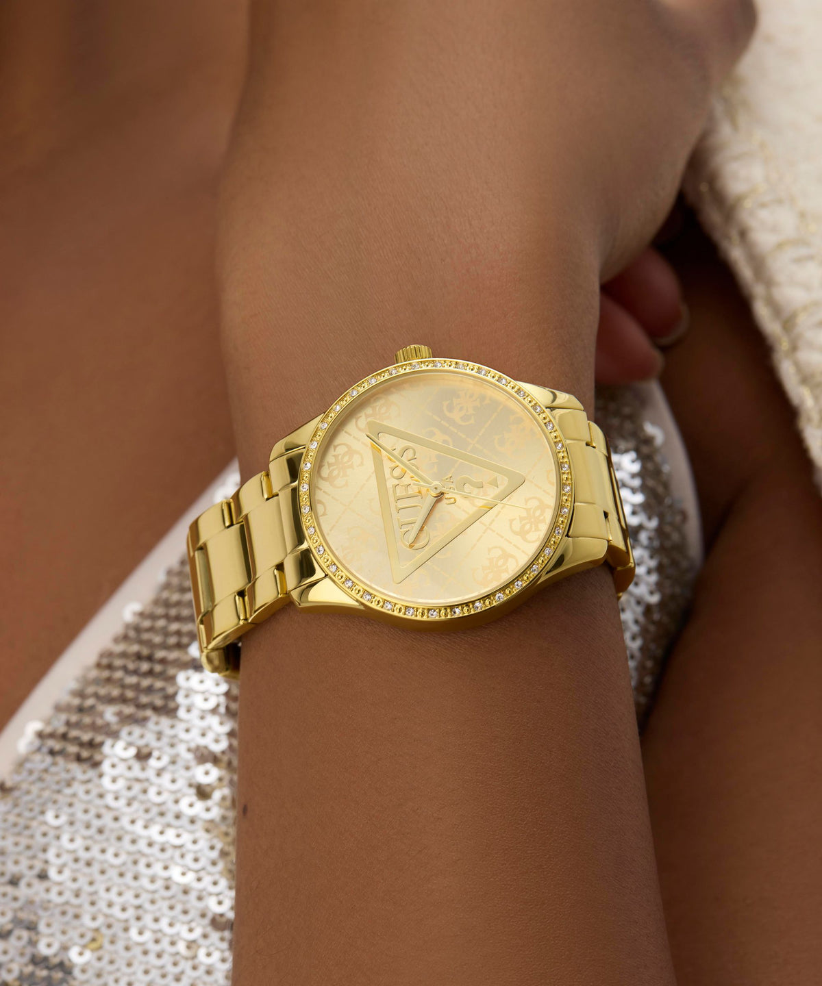 GW0987L2 Ladies Gold Tone Analogue Watch