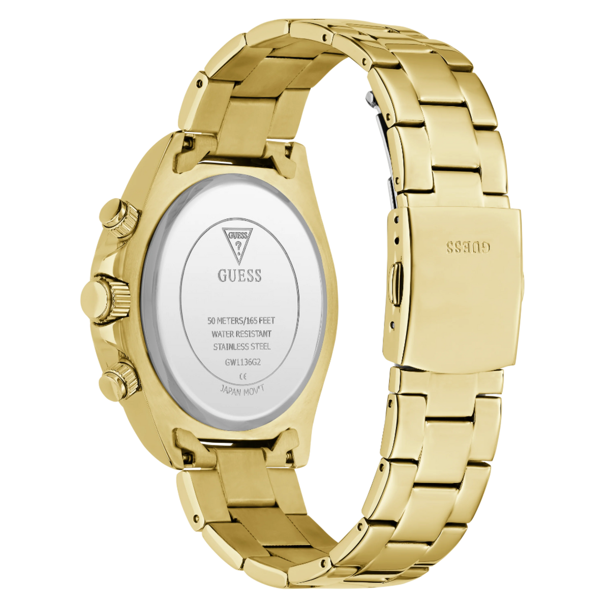 GW1136G2 GUESS Victor Mens Gold-Tone Multifunction Watch