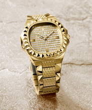 Load image into Gallery viewer, Guess GW0622G1 Gold Rebel Crystal Watch
