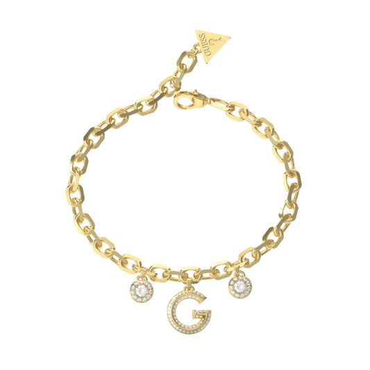 Gold-Tone G Crystal Bracelet JUBB05445JWYGL