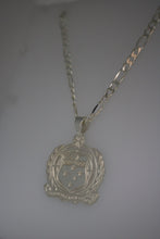 Load image into Gallery viewer, 925 Sterling Silver Samoan Shield With Chain
