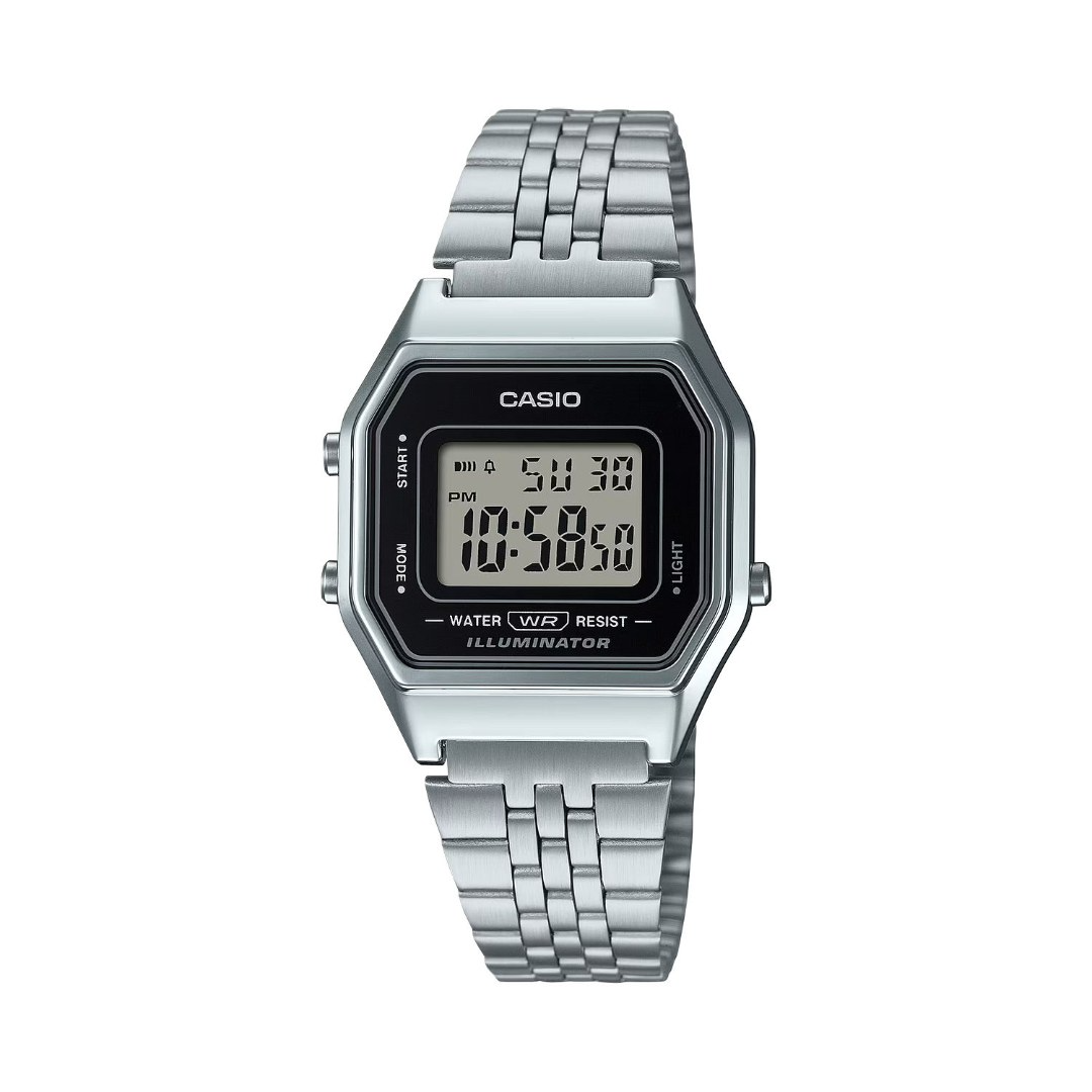 LA680WA-1D Casio Digital Silver/Black Watch