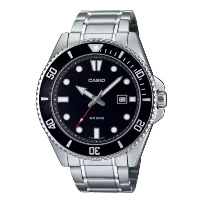MDV107D-1A1 Casio Analogue Stainless-Steel Watch
