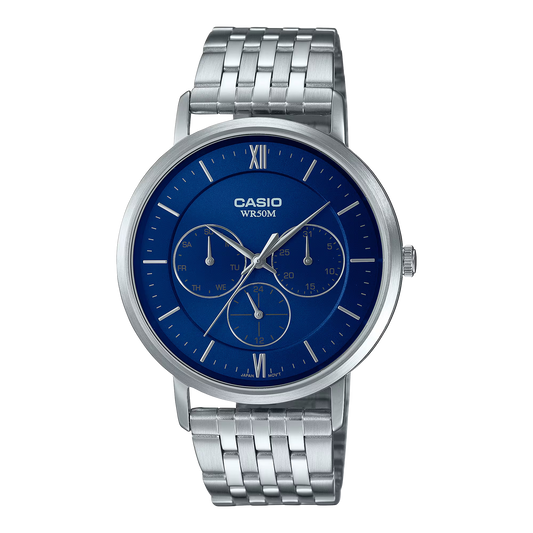 Casio Analog Blue Dial Watch MTP-B300D-2AV