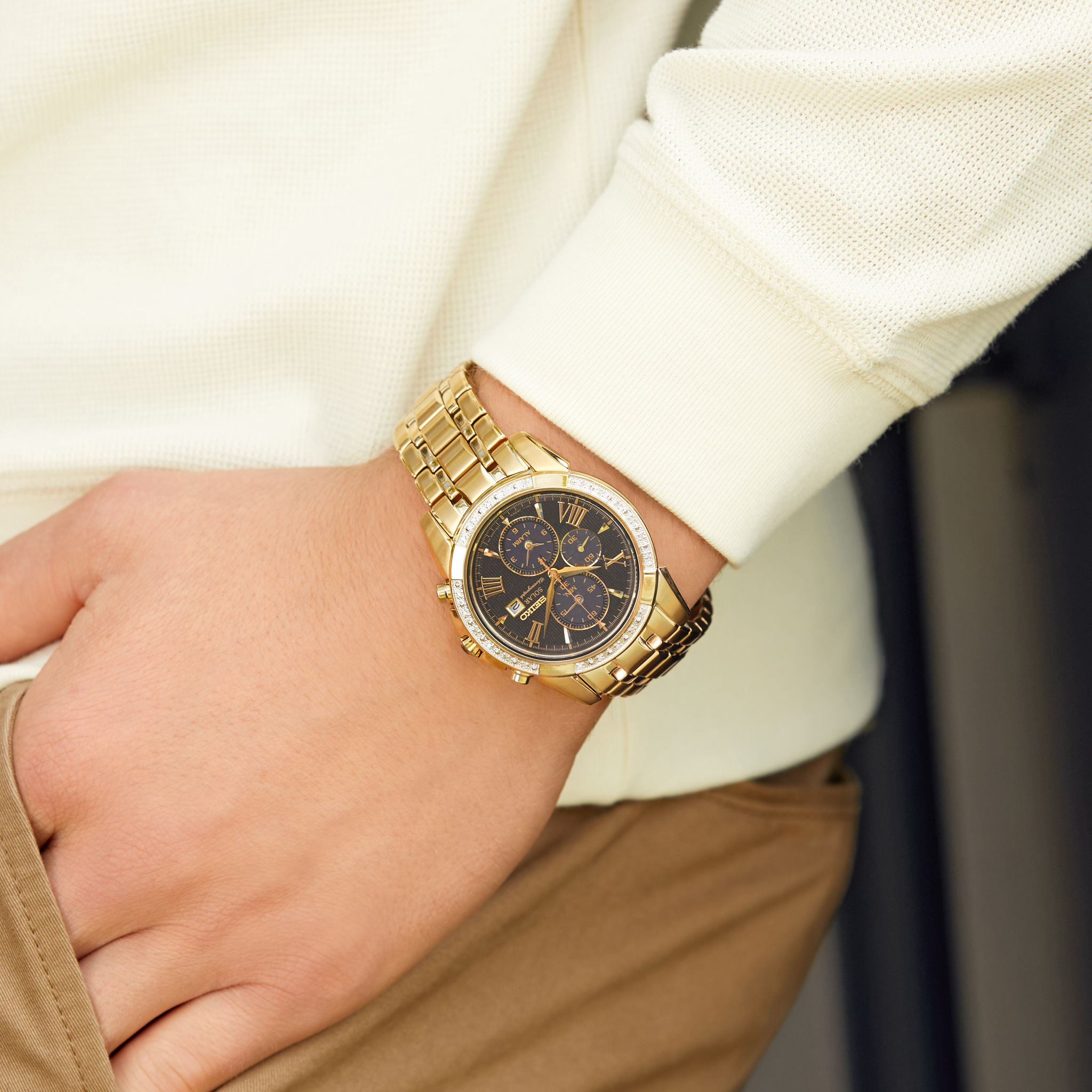 Seiko solar chronograph top ssc218p le grand sport