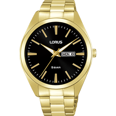 RJ666AX-9 Lorus Dress Men's Quarts Black/ Gold