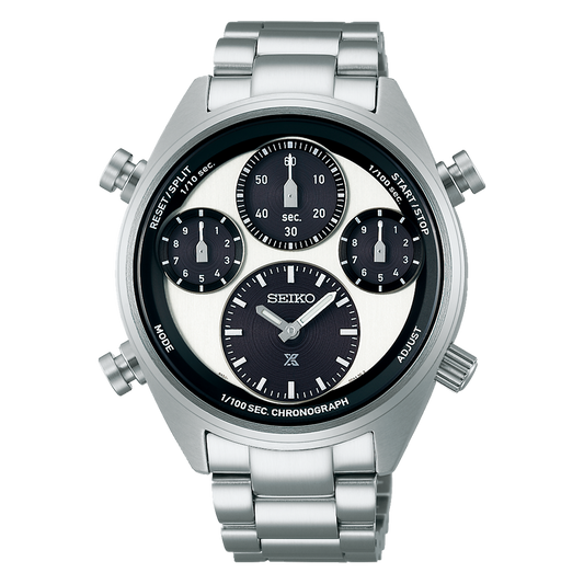 SFJ001P Seiko Prospex Speedtimer Panda Solar Chronograph Watch