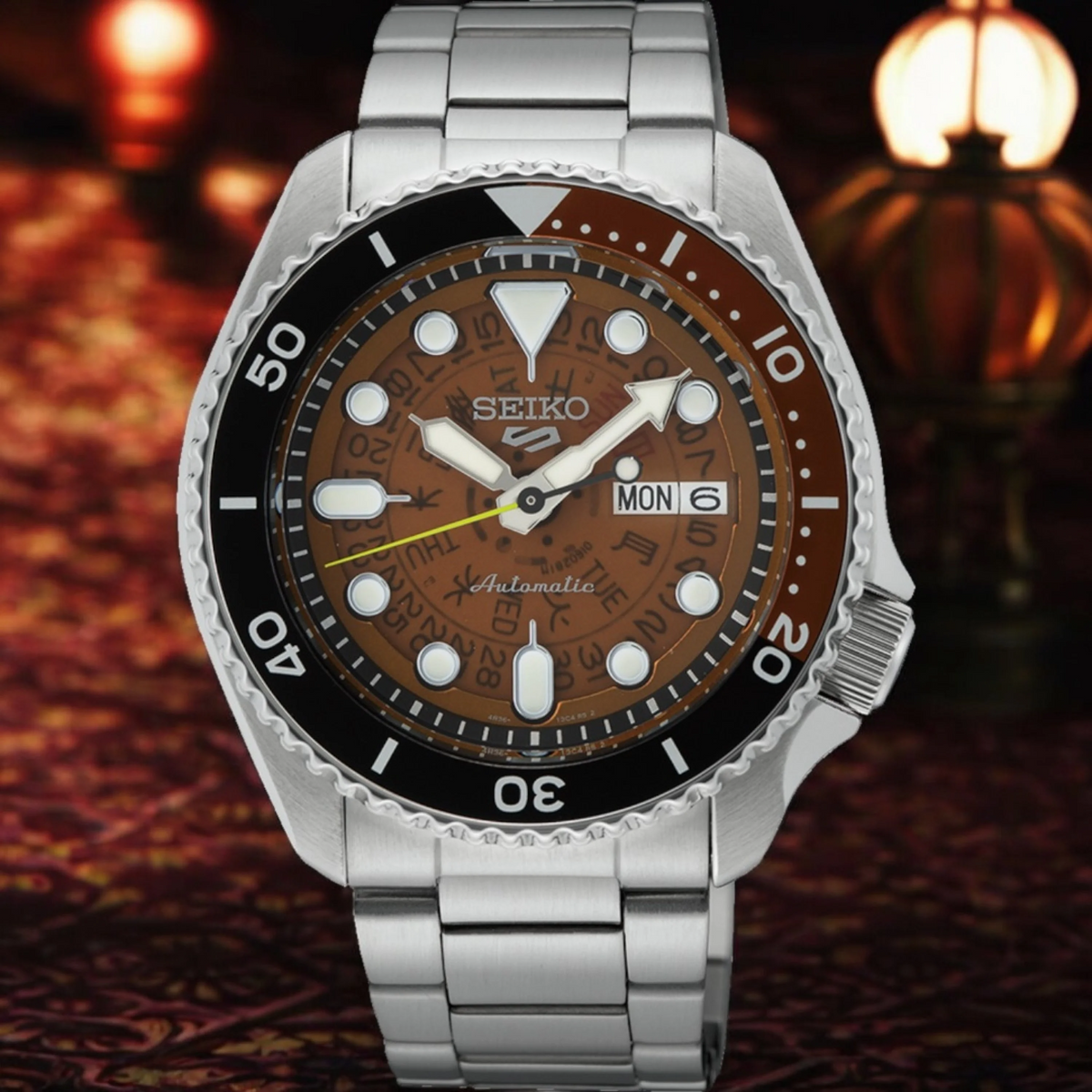 Seiko 5 Sports SRPJ47K SKX "Skeleton Style" Automatic Watch