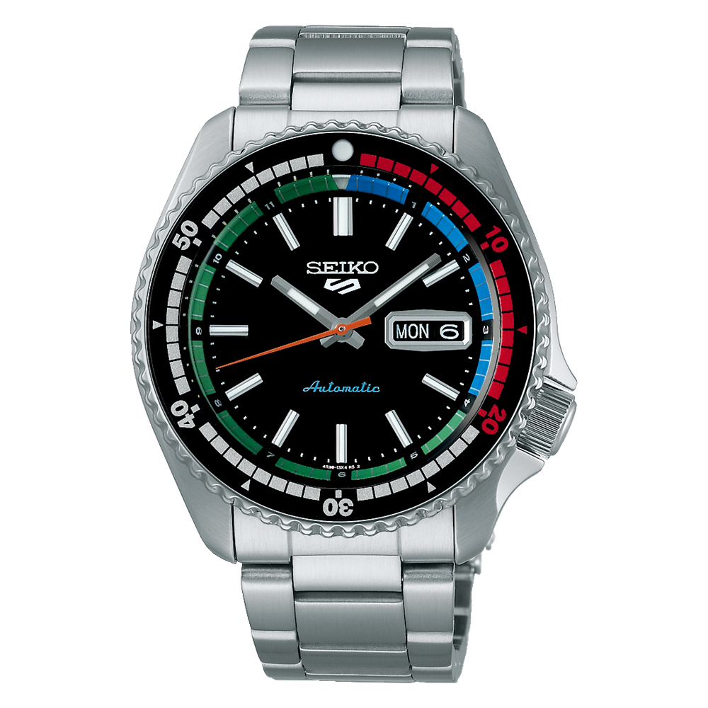 Seiko 5 Sports ‘New Regatta Timer’ Retro Colour Collection Automatic Mens Watch – SRPK13K