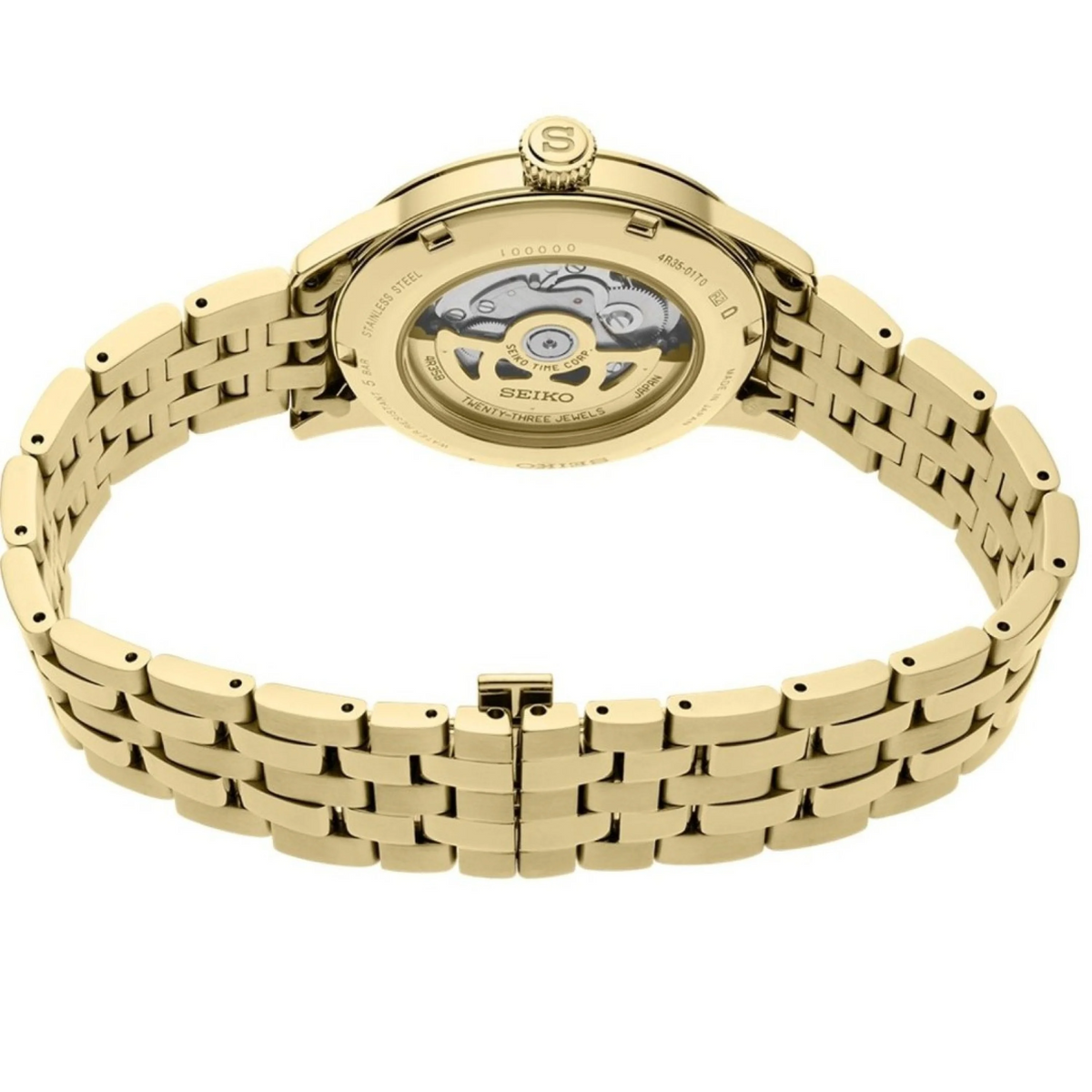SRPK46J1 SEIKO Presage Cocktail Time Gold Watch